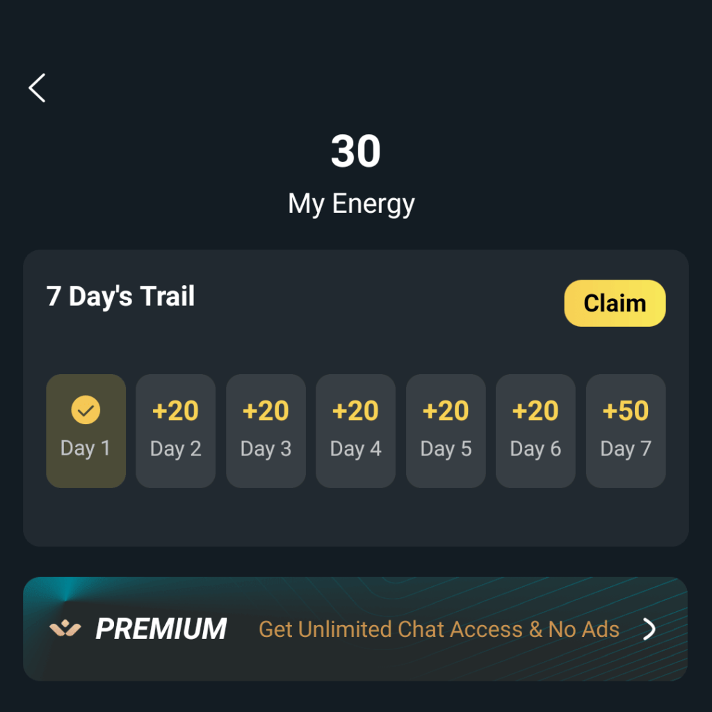 HiWaifu AI Referral Codes How To Earn Unlimited Energy