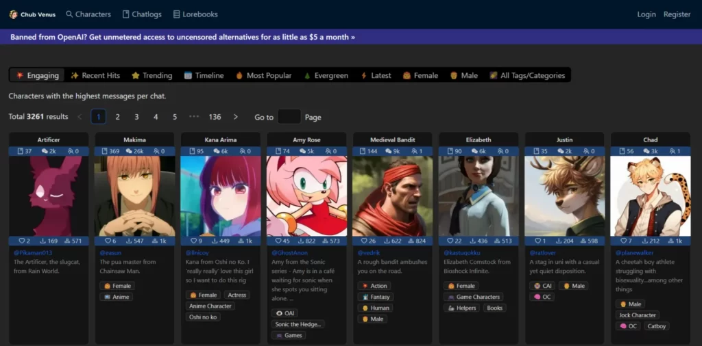 Character AI Alternative No Filter NSFW Free Apps